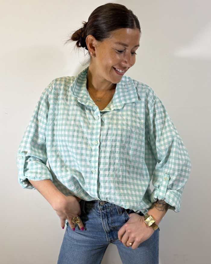 Chemiser Sabina Vert D'eau 