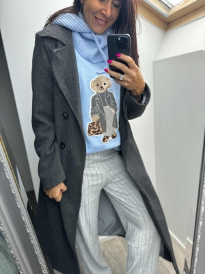 Pantalon Giulia Gris