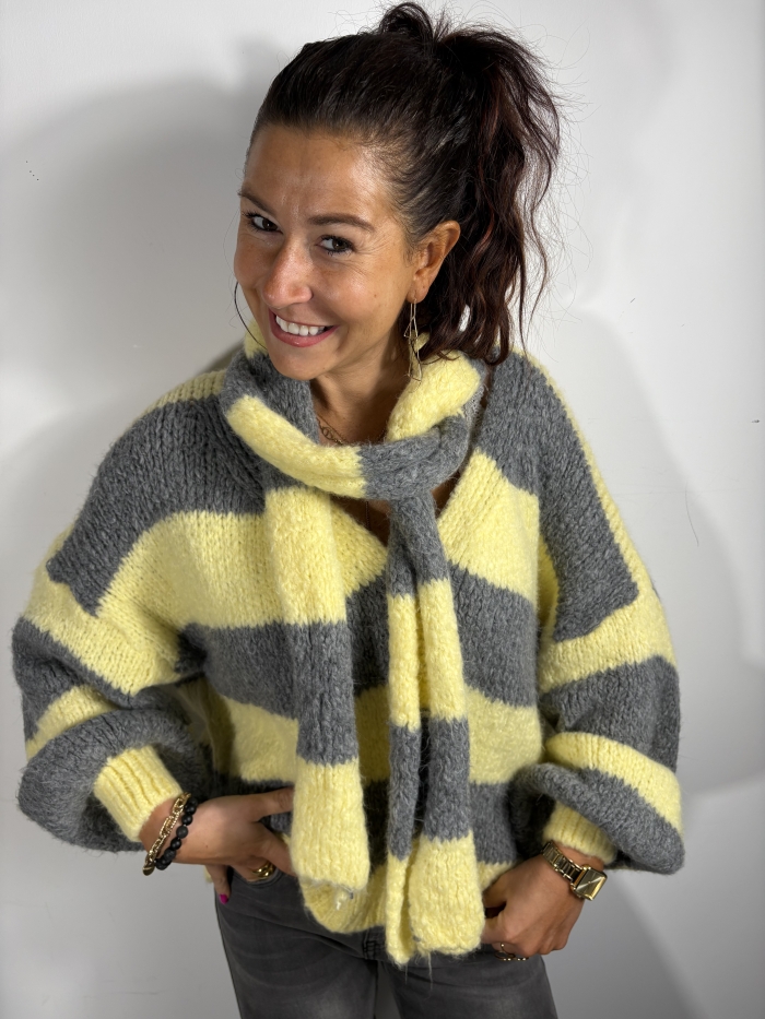 Pull & écharpe Delphine 