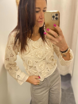 Pull Fleurette 