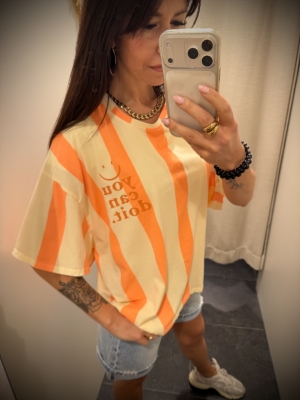 t shirt smile orange
