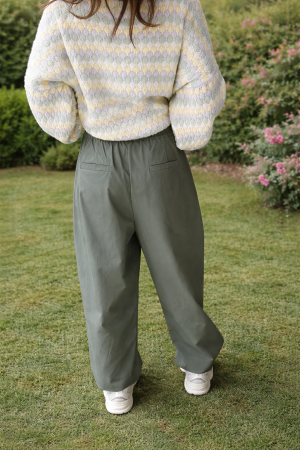 Pantalon Maëlle Kaki