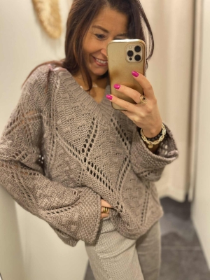 Pull Silvyane Marron