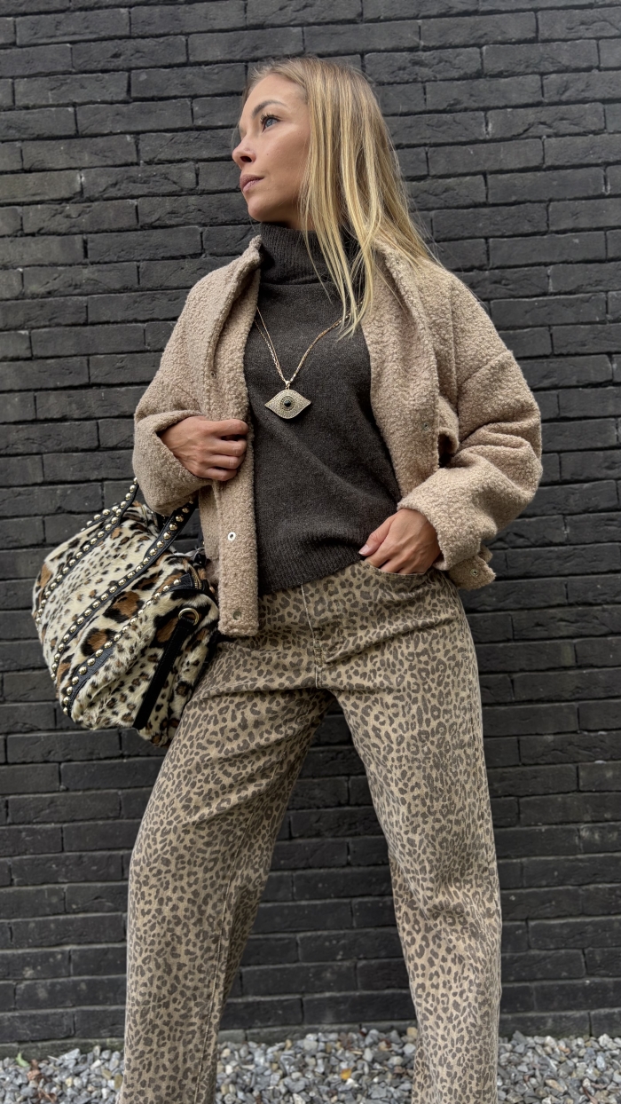 Pull chocolat Mila