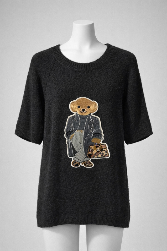 Pull Teddy Noir 