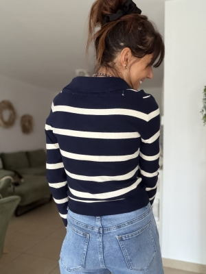 Blouse Folio Bleu marine