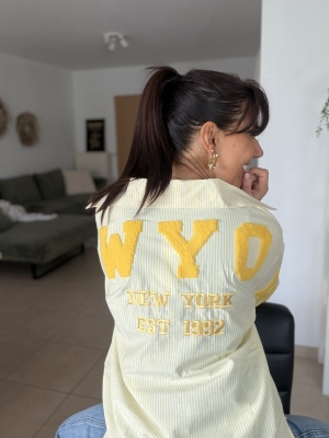 Chemisier NEW YORK JAUNE