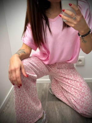 Pantalon Léo Rose