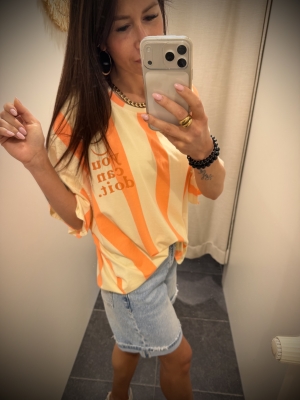 t shirt smile orange