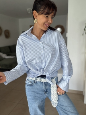 Chemiser NEW YORK BLEU