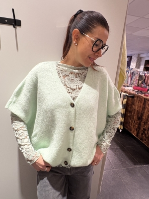 Pull Cléo Vert clair