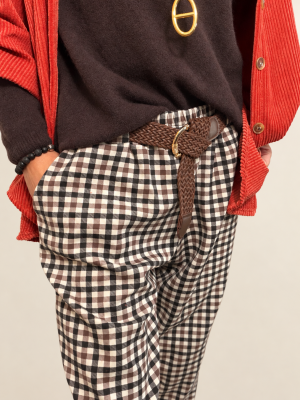 Pantalon Vichy chic