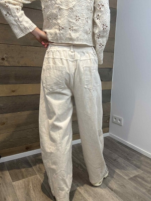 Pantalon Anémone Blanc