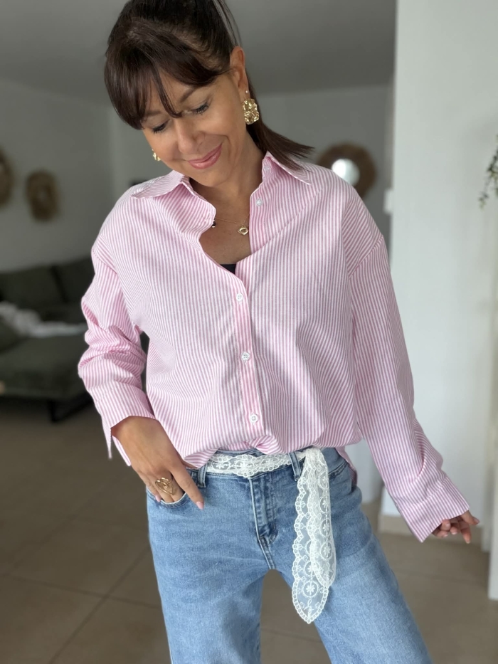 Chemisier NEW YORK ROSE