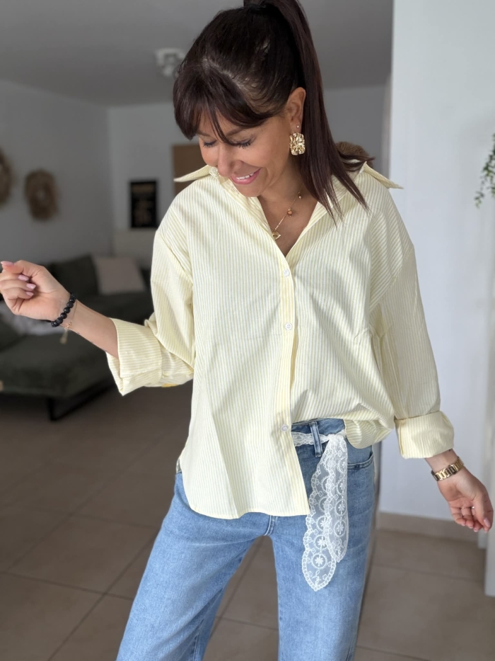 Chemisier NEW YORK JAUNE