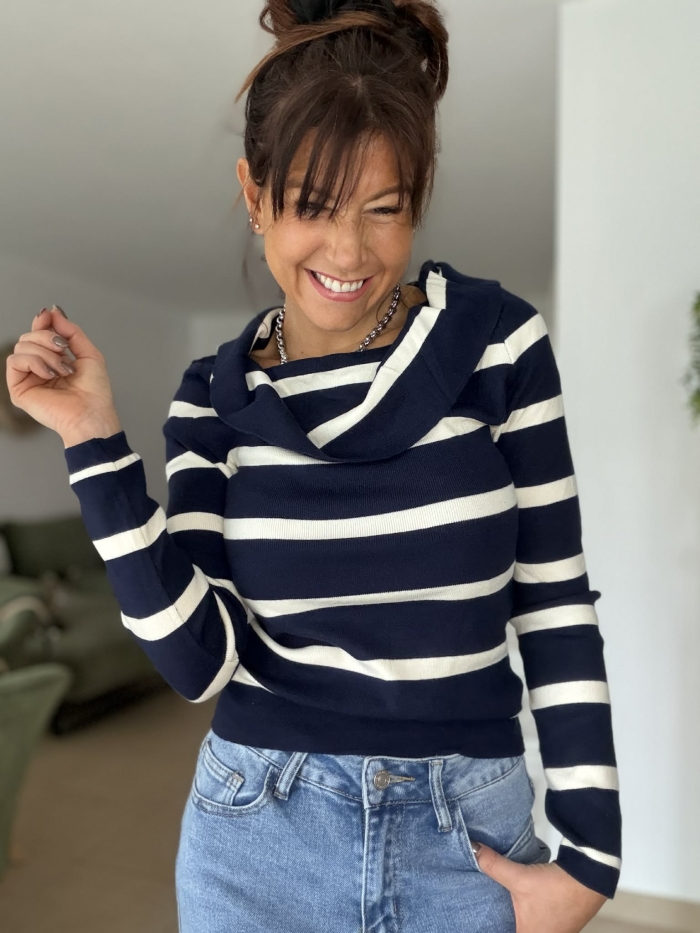 Blouse Folio Bleu marine