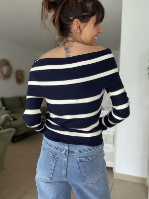 Blouse Folio Bleu marine