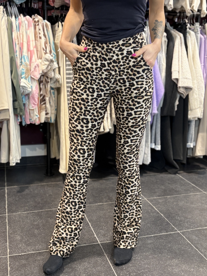 Pantalon Léopard Léona clair