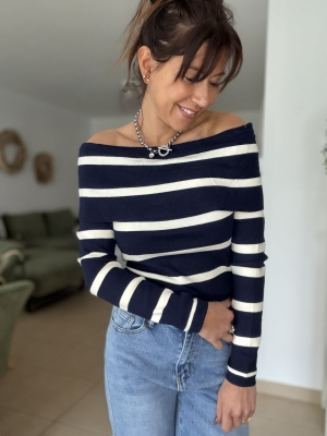 Blouse Folio Bleu marine