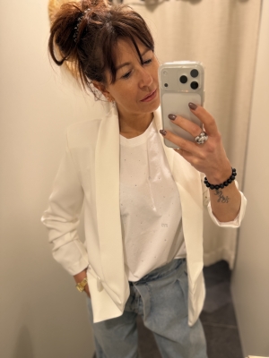 Blazer Simoni Blanc