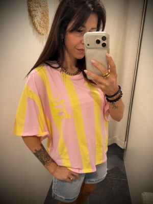 t shirt smile jaune
