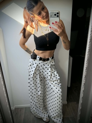 Croc top Elvire Noir