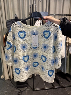 Pull Flowers Bleu