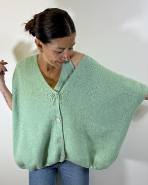 Pull Cléo VERT D'EAU