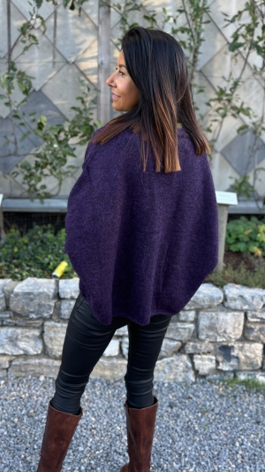 Gilet douceur Prune