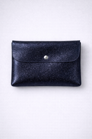 Pochette Cuir Glasia Belu Marine