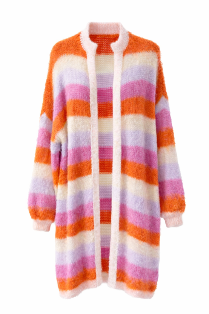 Gilet long Milla Orange