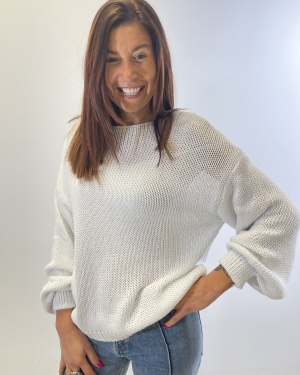Pull Opaline Blanc