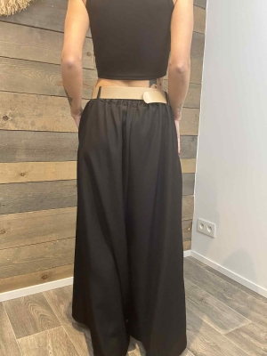 Pantalon Jupe Lilita Culotte Noir