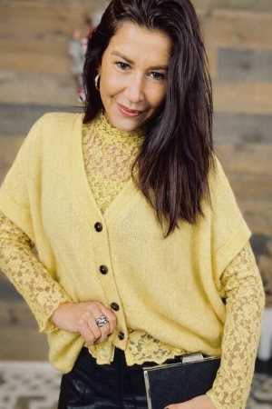Top Capucine Jaune 